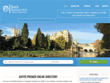 Tablet Screenshot of bathbusinessweb.co.uk